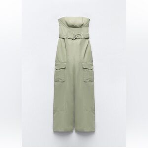 Zara Green Jumpsuit s with tags